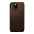 Brown phone case on a black background
