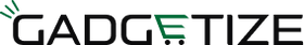Logo of Gadgetize with a green and black color scheme.