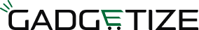 Logo of Gadgetize with a green and black color scheme.